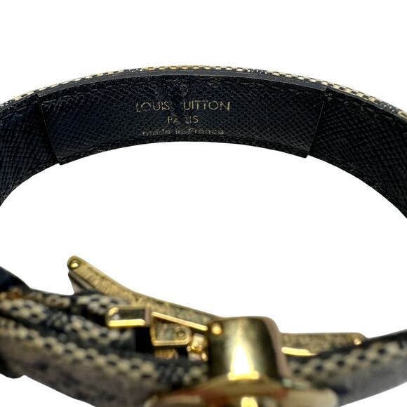 Louis Vuitton Good Luck (or) Wish Bracelet - Mini lin Monogram Canvas - Picture 11 of 13